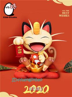 EGG Studio Meowth Happy New Year Statue Painted Model Anime Figure In Stock