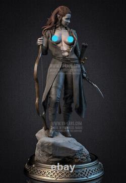 Elf Archer 2 Versions 3D Printed Resin Model Kit Sexy Unpainted Unassembled