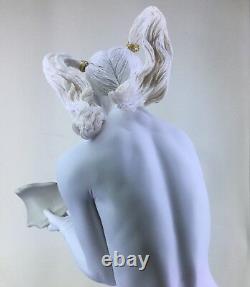 Erotic nude Female Torso Tragedy Comedy Jaydee Models Sculpture Jonathan Dewar