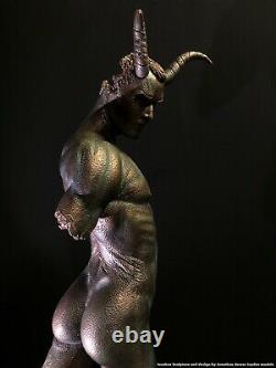 Erotic nude Male Torso Statue demon Jaydee Models Sculpture Jonathan Dewar