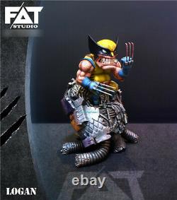 Fat Wolverine Statue 27cmH Painted Model In Stock FAT Studio Resin Figure Hero
