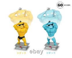 Go Studio Bodybuilder Psyduck Figure Statue Model GK Resin Pokémon New 18cm