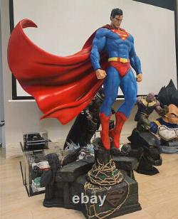 Hush Superman Statue Resin Model Not original New 3 heads 1 cloak