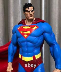 Hush Superman Statue Resin Model Not original New 3 heads 1 cloak