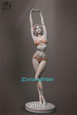 Infinity Studio Fitness Girl Resin Figure Model Painted Statue In Stock 40cmH