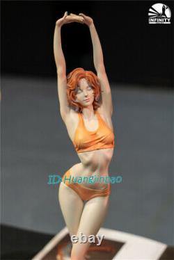 Infinity Studio Fitness Girl Resin Figure Model Painted Statue In Stock 40cmH