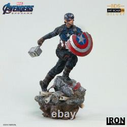 Iron Studios 1/10 Captain America Figure Avengers Endgame MARCAS18319-10 Model