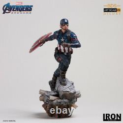 Iron Studios 1/10 Captain America Figure Avengers Endgame MARCAS18319-10 Model