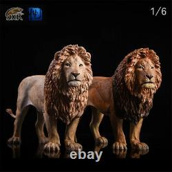 JXK 1/6 Lion Figure Panthera leo King Animal Model Collector GK Toy Decoration