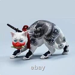 JXK Japanese Tattoo Cat CW2401B3 1/4 Figure Resin Model Statue Animal Decor Toys