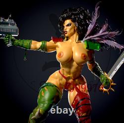 Julie Heavy Metal 3D Printing Unpainted Figure Model GK Blank Kit New In Stock