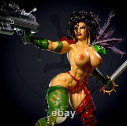 Julie Heavy Metal 3D Printing Unpainted Figure Model GK Blank Kit New In Stock