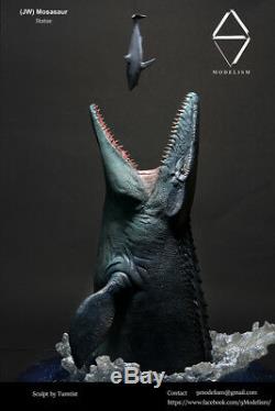 Jurassic world Mosasaur statue Dinosaur Model Figure Base Collector