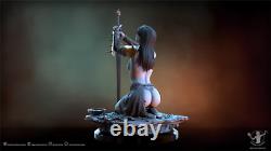 Keena Sword Lady 3D Printing Unpainted Figure Model GK Blank Kit New Toy Stock