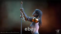 Keena Sword Lady 3D Printing Unpainted Figure Model GK Blank Kit New Toy Stock