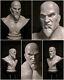 Kratos God Of War 1/1 Life Size Game Chest Bust Unpainted Hobby Resin Model Kit