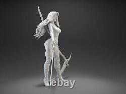 Lady Death Sexy Woman Unpainted Unassembled Resin 3D printed Model Figure NSFW