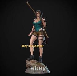 Lara Croft 1/6 Resin Figure Model Kit Unpained Unassembled Garage Kit High 39cm