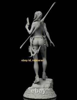 Lara Croft 1/6 Resin Figure Model Kit Unpained Unassembled Garage Kit High 39cm