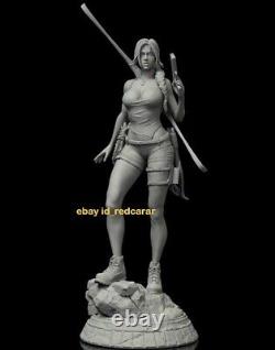 Lara Croft 1/6 Resin Figure Model Kit Unpained Unassembled Garage Kit High 39cm