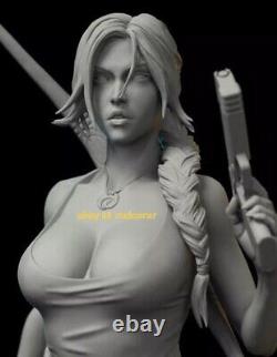 Lara Croft 1/6 Resin Figure Model Kit Unpained Unassembled Garage Kit High 39cm