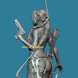 Lara Croft 1/6 Resin Figure Model Kit Unpained Unassembled Garage Kit High 39cm