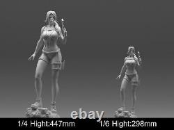 Lara Croft Sexy Girl 3D printing Model Kit Figure Unpainted Unassembled Resin GK