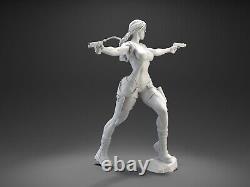 Lara Croft Sexy Girl Unpainted Unassembled Resin 3D printed Model Figure NSFW