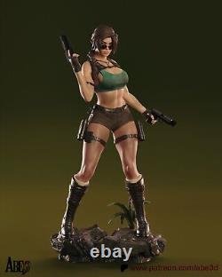 Lara Croft Tomb Raider 3D Printed Resin Model Kit 90mm- 1/4 Scales Available