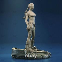 Lara Croft With Gun 1/8 Figure 3D Print Model Kit Unpainted Unassembled H24cm GK 