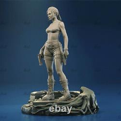 Lara Croft Unpainted GK Models 3d Printed Action Figures Blank Resin Kits 13''H