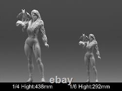 Lockheed Girl Figure Resin Model 3D printing Unpainted Unassembled GK Diy Kit