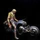 Locust Motorcycle Garage Kit Figure Model Kit Unpainted Unassembled Gk Resin 1/6