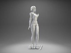 Lucy Beauty Woman Unpainted Unassembled 3D printed Kit Resin Model GK Cyborg