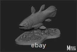 MM 1/15 Coelacanth Statue Latimeria chalumnae Animal Fish Model Collector GK Toy