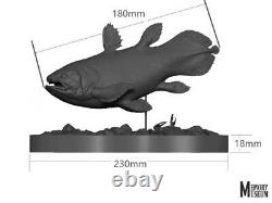 MM 1/15 Coelacanth Statue Latimeria chalumnae Animal Fish Model Collector GK Toy