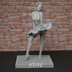 Marilyn Manroe Sexy Dress 14.2 1/6 Scale Figure Custom Resin Model Kit Statues