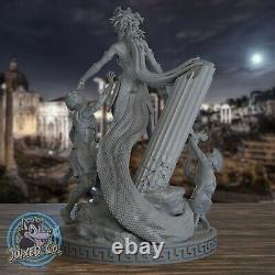 Medusa Greek Mythology Snakes 13.8 Custom Resin Model Kit DIY Paint Statue