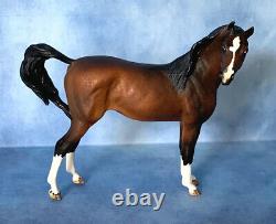 Mini OPTIME Arabian stallion artist resin model horse figure