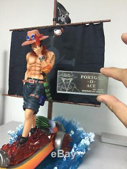 Mobius One Piece PortgasD Ace Sculpture Figure Model Resin Statue