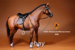 Mr. Z 1/6 Hannover Horse Model Simulation Horse Figure with Harness Resin Statue