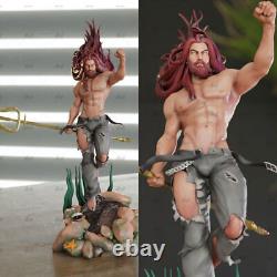 Muscle Aquaman 3D Printing Unpainted Figure Model GK Blank Kit New Toy In Stock