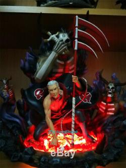 Naruto Akatsuki Hidan Model Resin Statue GK Led Light Death Figure DM Studio Hot