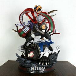 Naruto Hatake Kakashi Sharingan Action Figure Gk Model Statue Eight Ren Dog 39cm