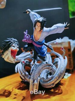 Naruto Uchiha Sasuke Painted Model Statue RYU Replica In Stock Resin Figure Hot