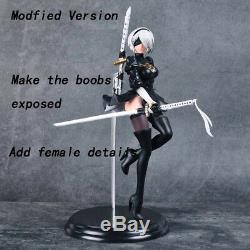 NieRAutomata 2B Resin Figure Model Modfied Anime Sexy Girl GK Sculpture Statue