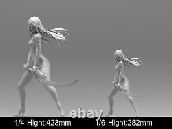 Nier Type2 YoRHa Anime Girl Unpainted Unassembled 3D printed Kit Resin Model GK