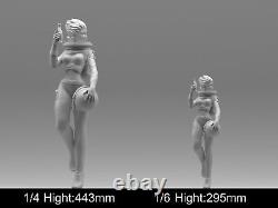 Nuka Cola Sex Girl Figure Unpainted Unassembled 3D printing Model Kit Resin GK