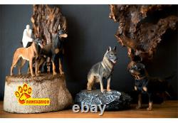 PAWFASHION 1/6 Belgian Malinois Dog Pet Figure Animal Model Collector Toy Gift
