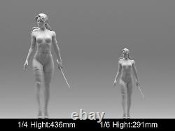Psylocke Angel Hero 3D printing Model Kit Figure Unpainted Unassembled Resin GK